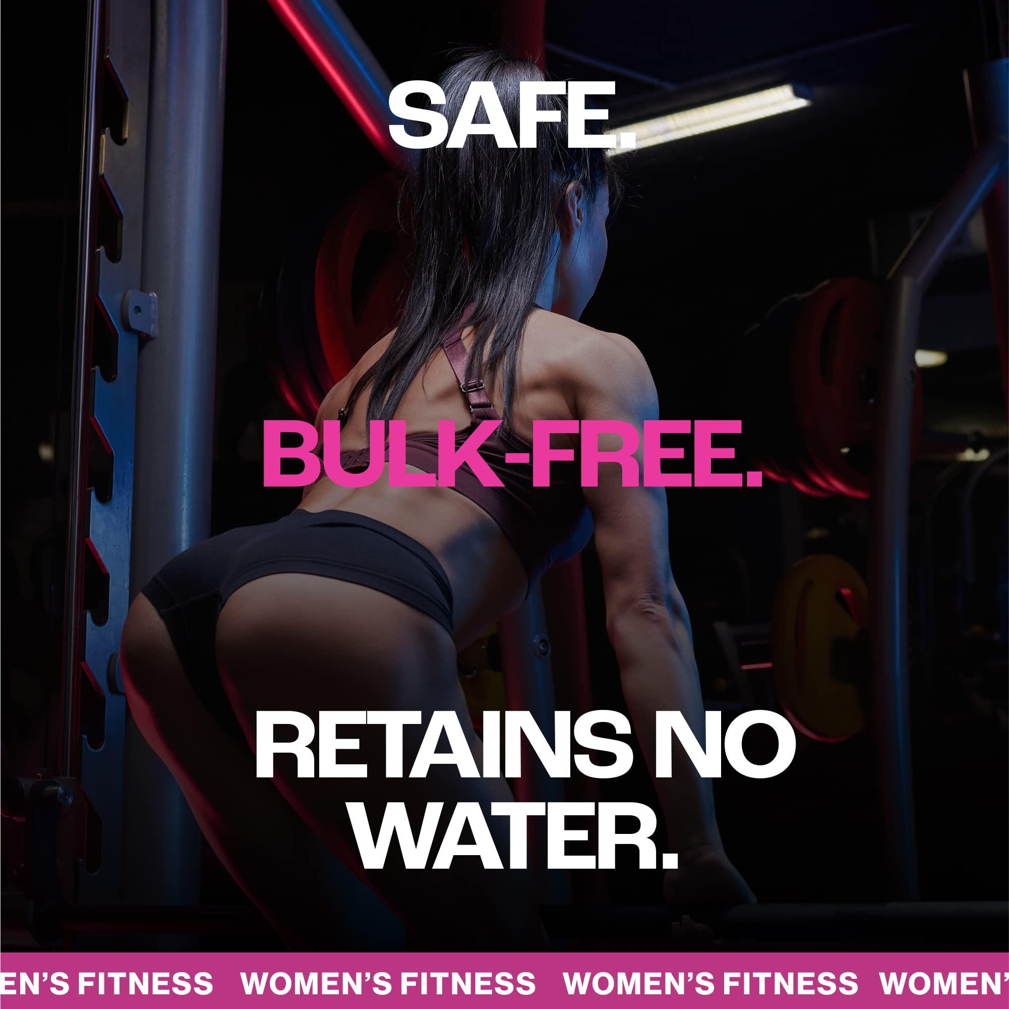 MMUSA Creatine for Women Athletes, Burn Fat, Pre-Workout, Fitness, Instant Energy, Muscle Tone, Aerobics, Endurance, Cycling, Running & Stamina. Muscle Without Bulk, Amino Acids, Vitamins. Cherry