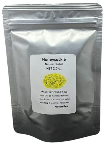 Nature Tea Honeysuckle Tea - Lonicera japonica Loose Buds by Nature Tea (1 oz)