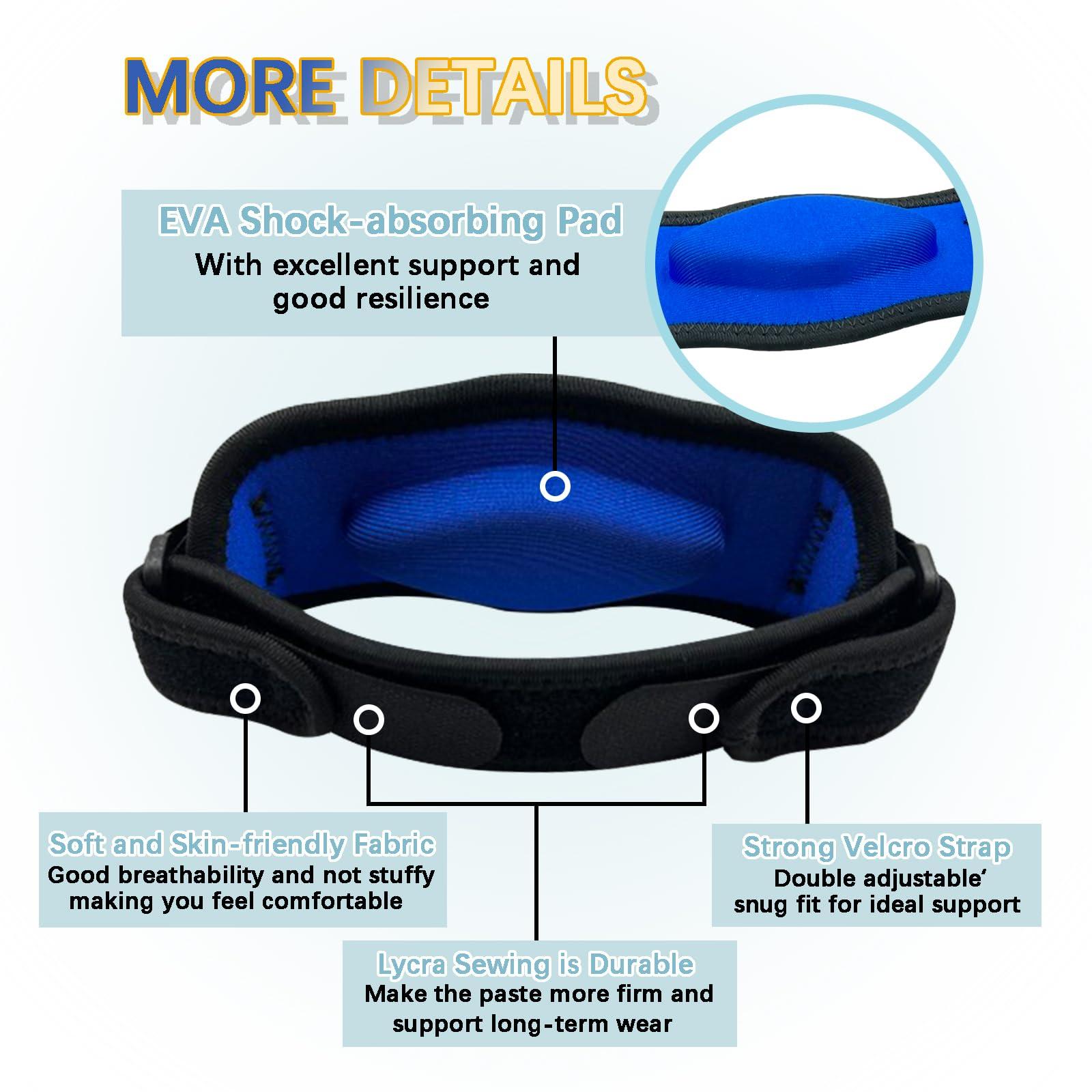 Beyio 2 Pack Elbow Brace, Tennis Elbow Brace for Men & Women, Adjustable Tennis Elbow Strap with Compression Pad for Tendonitis, Arm, Forearm, Tennis & Golfer\'s Elbow