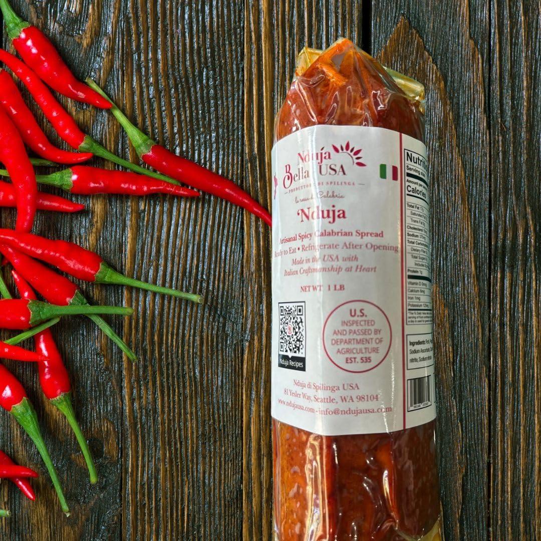 Nduja USA Nduja - Produttore originale di Spilinga, 1 count (pack of 1)