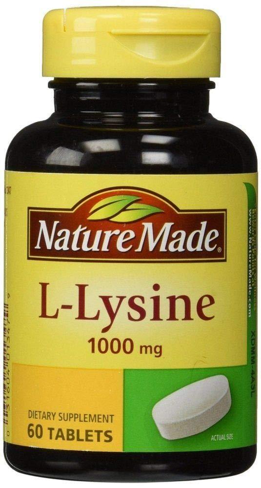 Pharmavite Corp Nm L-Lysine 1000mg Size 60ct Nm L-Lysine 1000mg 60ct