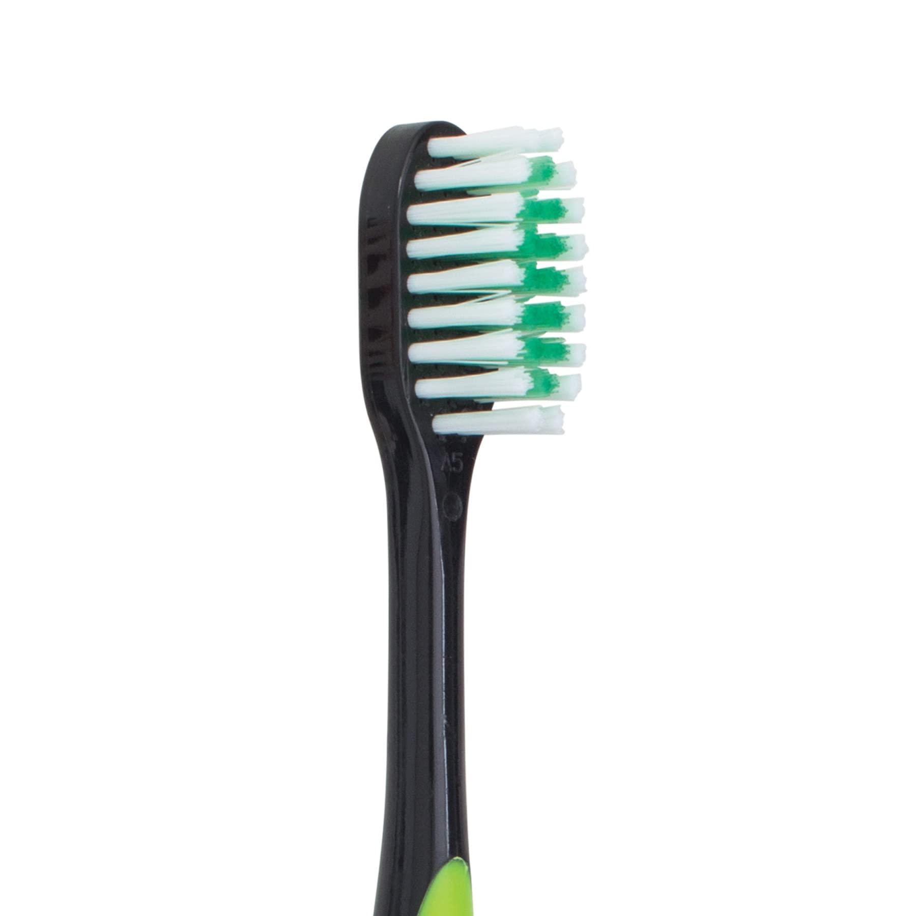 Practicon SmileGoods A301 Toothbrush, 30 Tuft, Soft Bristle, Individually Packaged Toothbrushes, Assorted Colors, Bulk Pack of 72