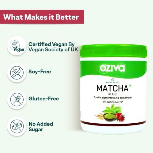 OZIVA OZiva Plant Based Matcha Plus Powder (50 Gm)