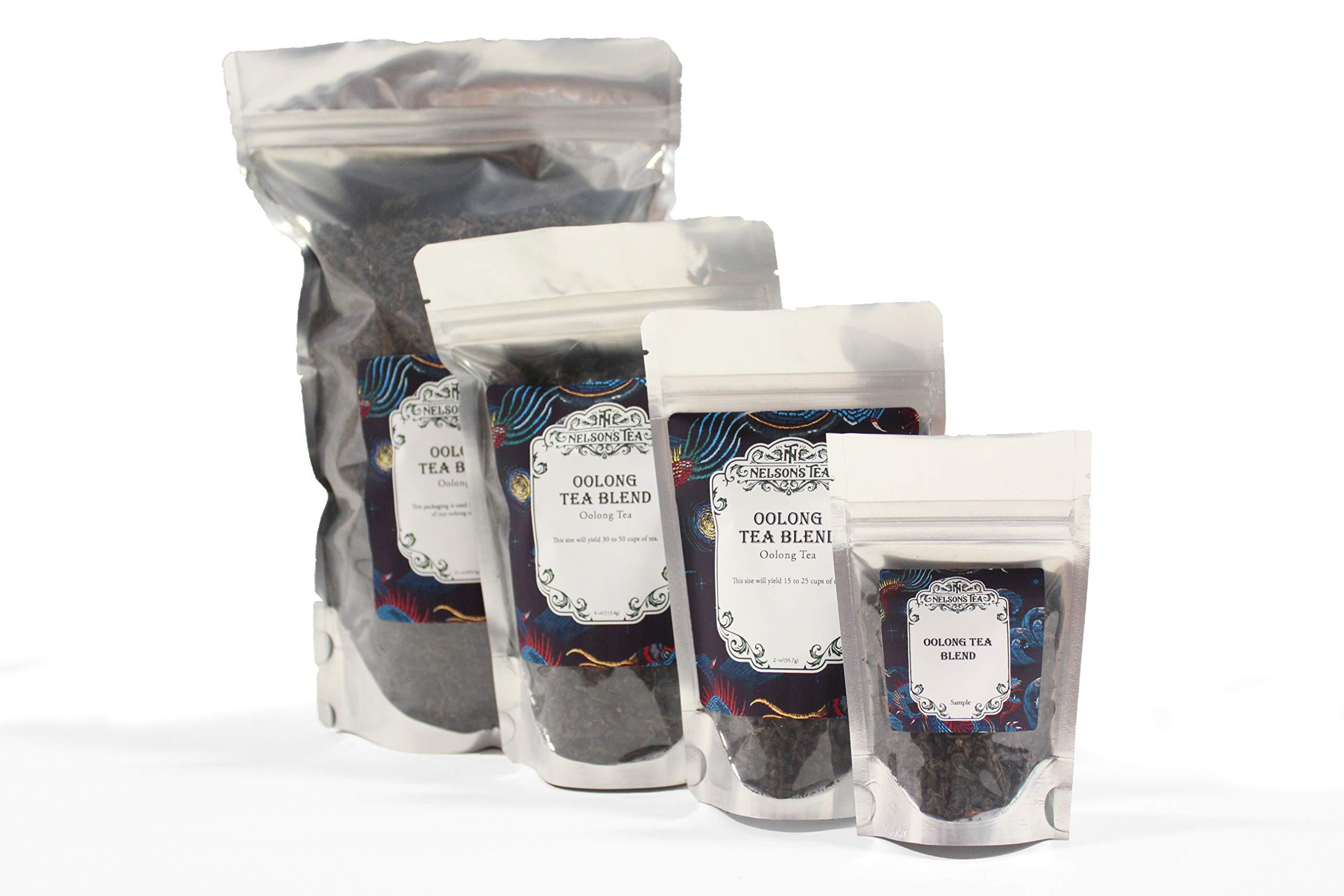 Nelson's Tea Nelson\'s Tea - Vanilla Caramel Earl Grey Loose Leaf Tea- Blend of Black Tea, Oolong, Cornflower Petals, and Natural Flavors- Tea or Dessert Smoothness Option (2 Oz)