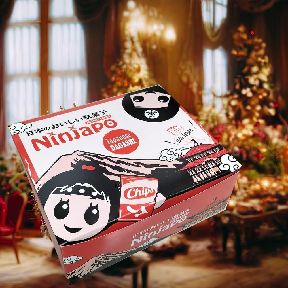 Ninjapo Japanese Snacks Assortment 30pcs "TONO SNACK" Excellent Variety and Delicious Selection of Japanese Dagashi