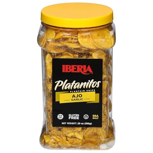 Iberia Iberia Garlic Plantain Chips, 20 Oz.