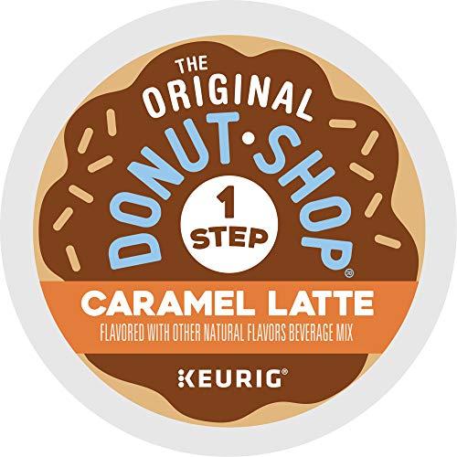 The Original Donut Shop The Original Donut Shop Caramel Latte, Keurig Single Serve K Cup Pods, Flavored Coffee, Caramel Latte, 10 Count - Pack of 6