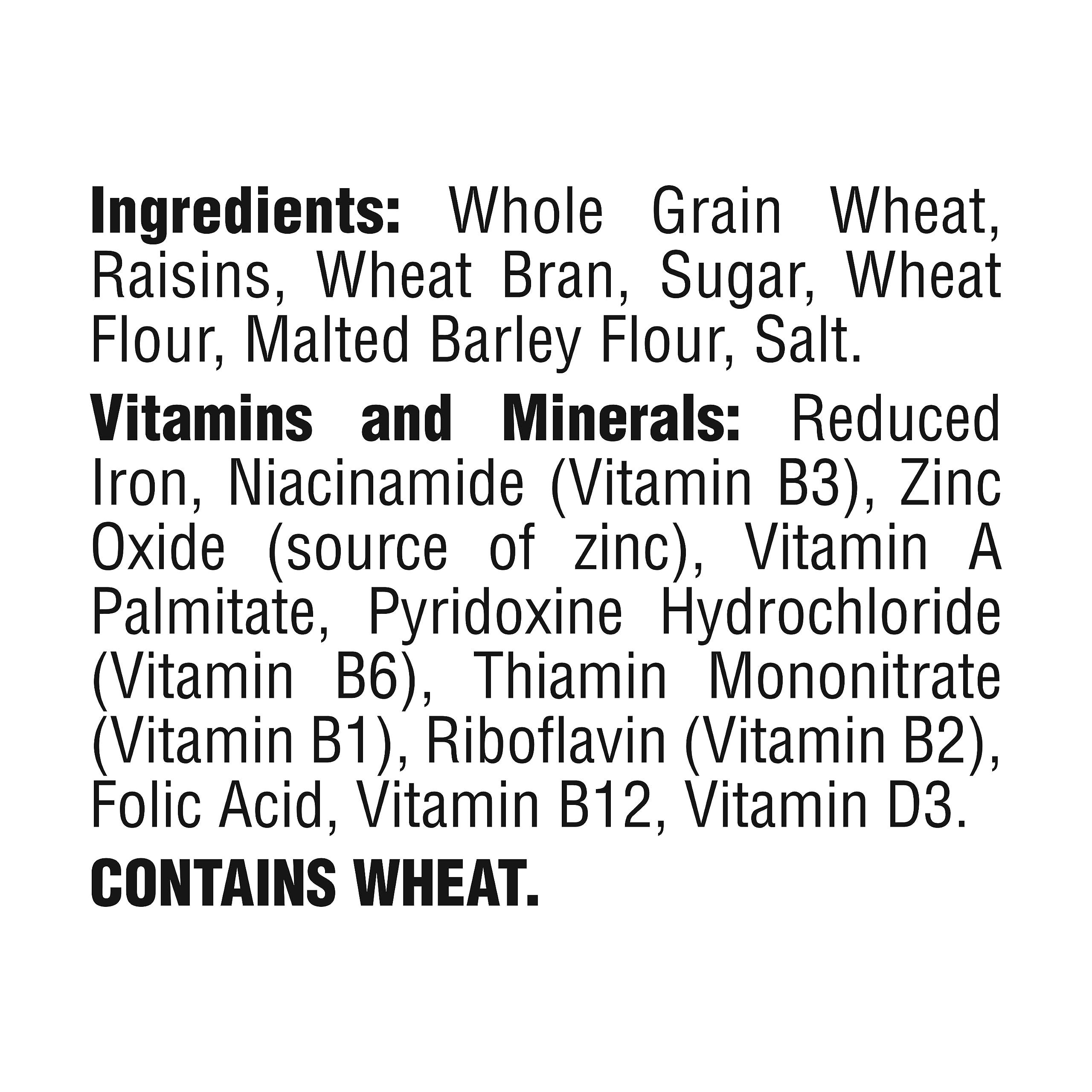 Malt-O-Meal Malt-O-Meal Raisin Bran Cereal, Wheat Flakes and Raisins Breakfast Cereal, Large Cereal for Family, 39 OZ Resealable Cereal Bag