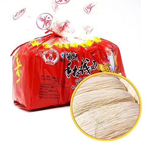 NOBLE PHOENIX BRAND Dry Noodle, Thin Organic ramen Noodles Low Calorie Asian Noodles for Healthy Noodle Dishes 2 lb (908g)