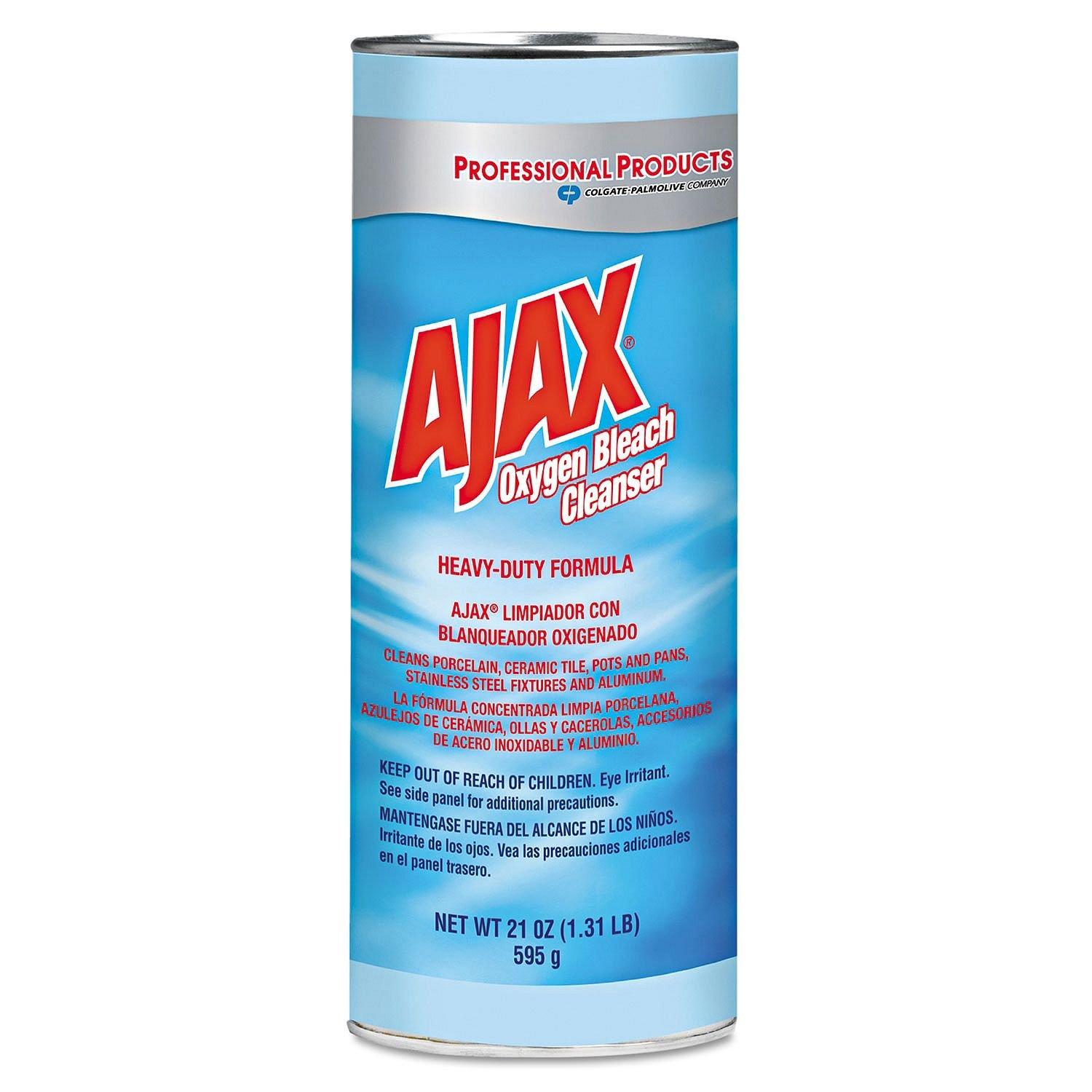 Ajax Oxygen Bleach Powder Cleanser, 21 oz Container, 24/Carton