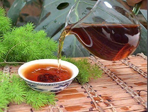 Generic Pu Erh Black Tea, Grade A Fermented Puer Tea 714 Grams Tea Cake Bag Packing