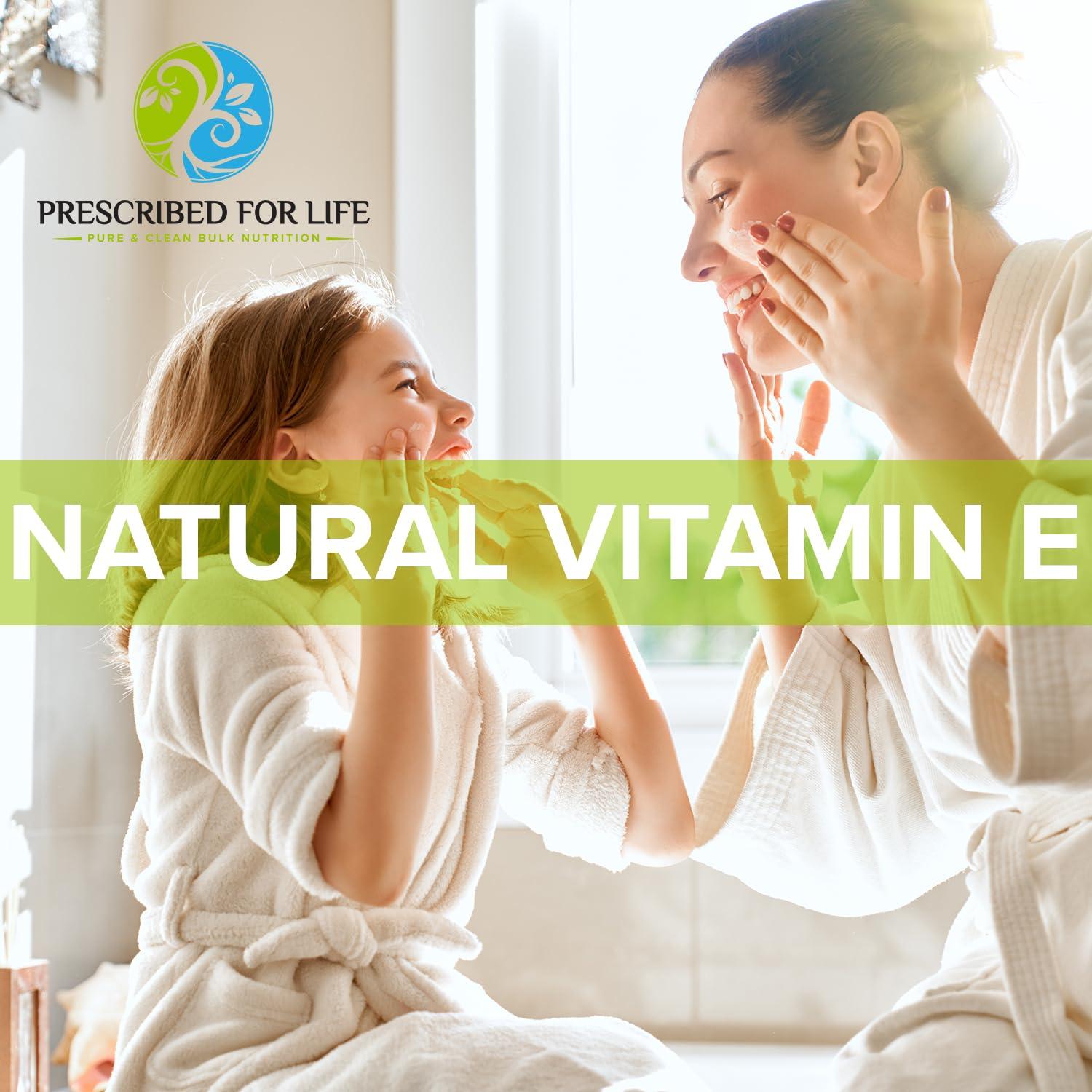 Prescribed For Life Prescribed For Life Tocopherol Acetate Powder | Water Soluble Alpha Vitamin E | 700 IU/gm Powder | Vegan, Gluten Free, Non GMO (5kg / 11lb)