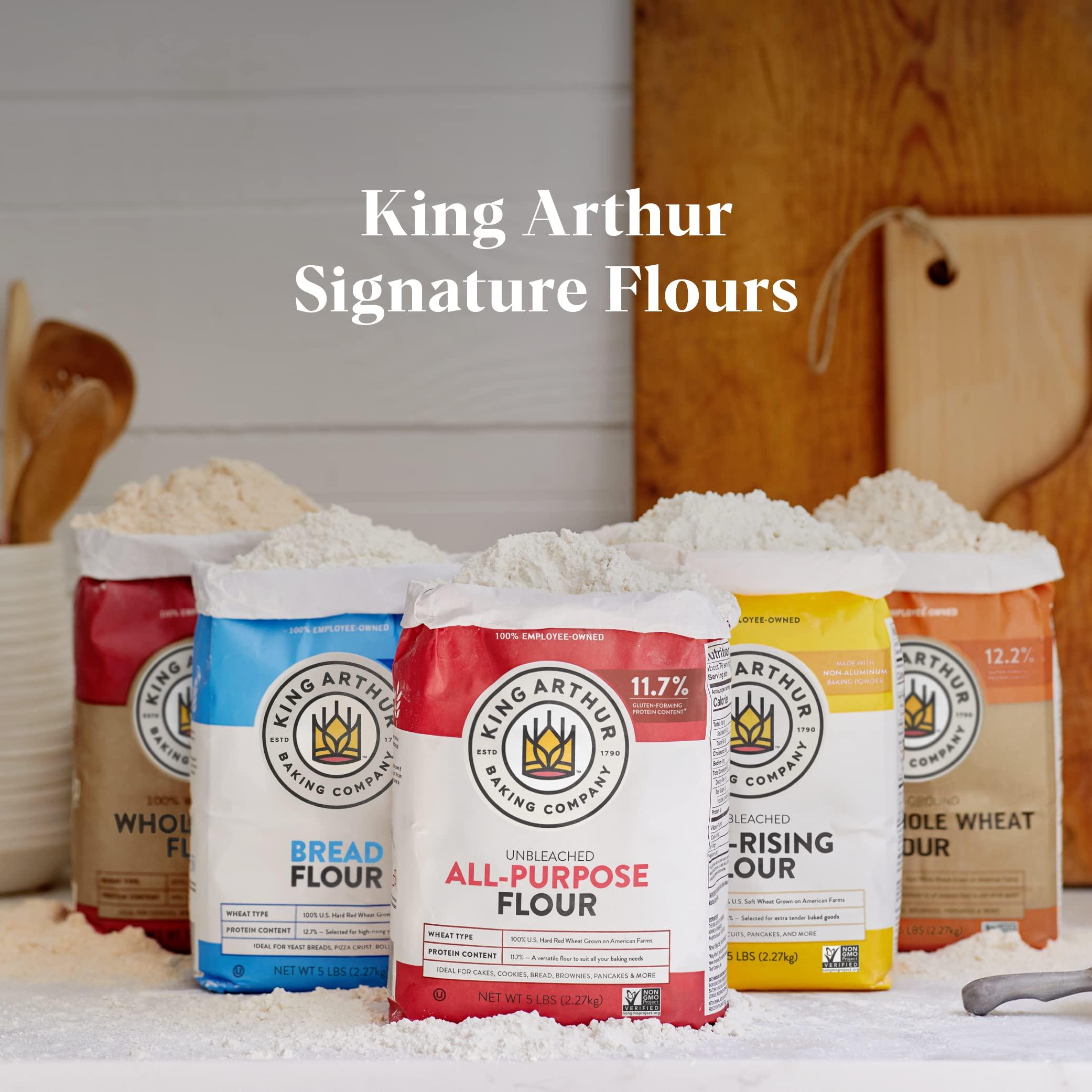 King Arthur King Arthur F King Arthur Flour Unbleached Bread Flour, 5 Pound (Packaging May Vary),, 5 Pound ()