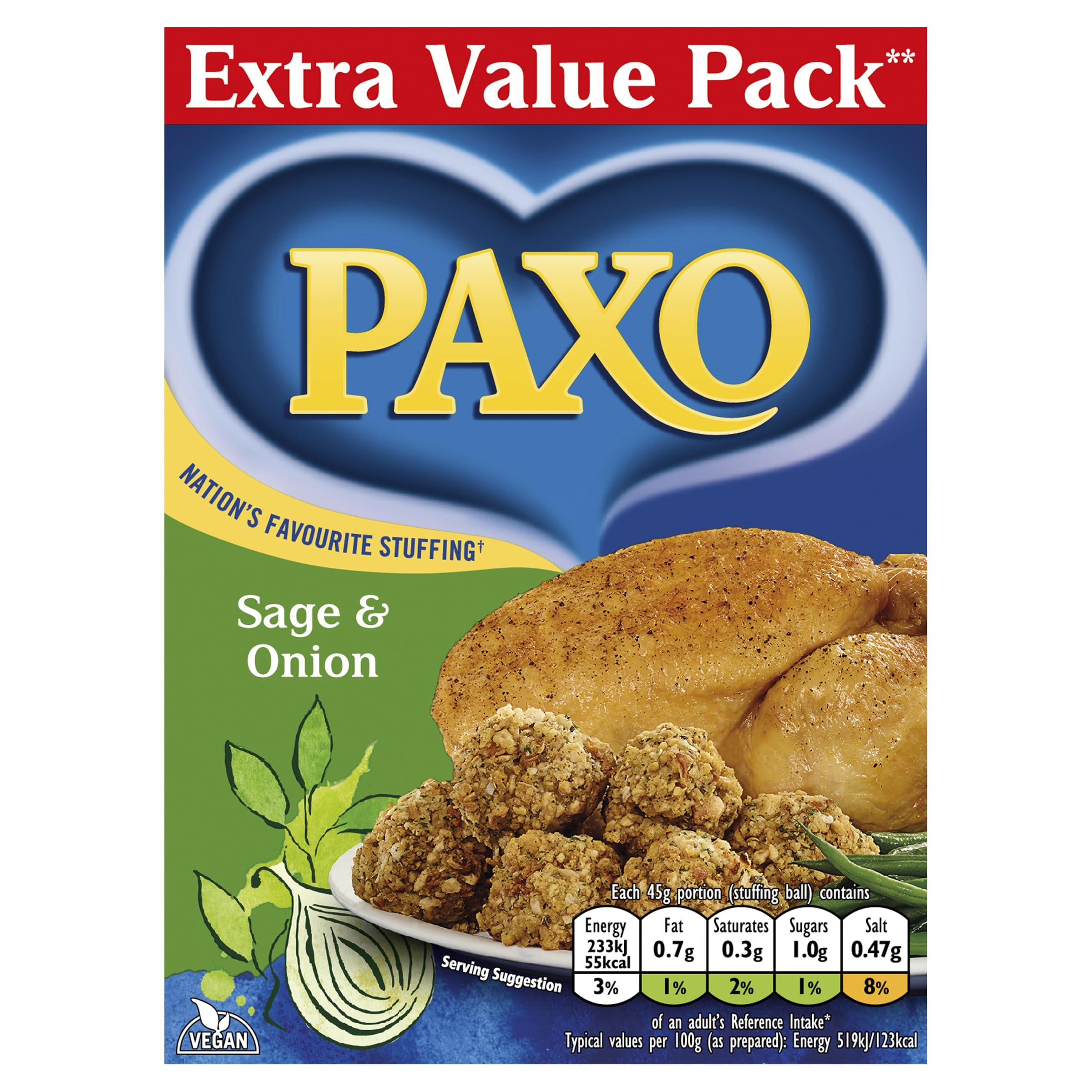 Paxo Paxo Sage & Onion Stuffing (340g) - Pack of 2 by Paxo