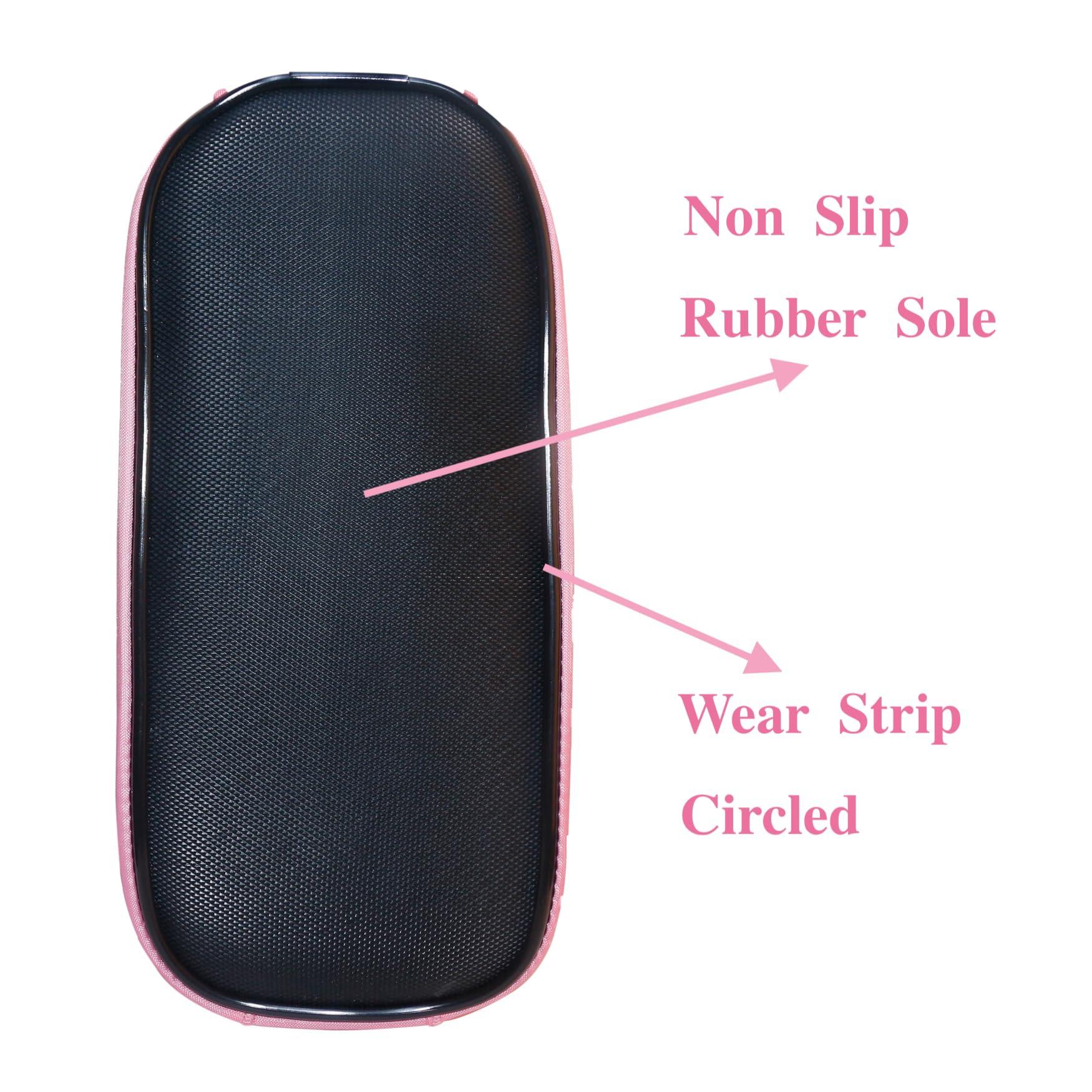 ARUNNERS ARUNNERS Walking Boot Cover for Medical Brace Orthopedic Fracture Cast with Integrative Slip-Resistant Rubber Sole (Pink, Tall, Large)