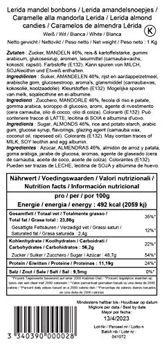 MEDICIS Medicis Premium Candied Almond Dragees (French Jordan Almonds) Sugar Coated Candies Ideal as a Party Favor for Weddings and Baby Showers 330 count bag 2.2lbs (White)