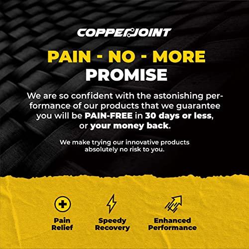 CopperJoint CopperJoint Knee Compression Sleeve PRO for Men & Women - Knee Brace For weightlifting, Sports Injury & Knee Support - Helps Blood Flow, Pain Relief & Management - Copper Infused Nylon (Small)