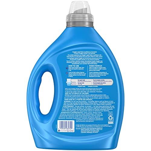 Snuggle Snuggle Blue Sparkle Liquid Fabric Softener, 2X Concentrated, 200 Loads, 80 Fl Oz