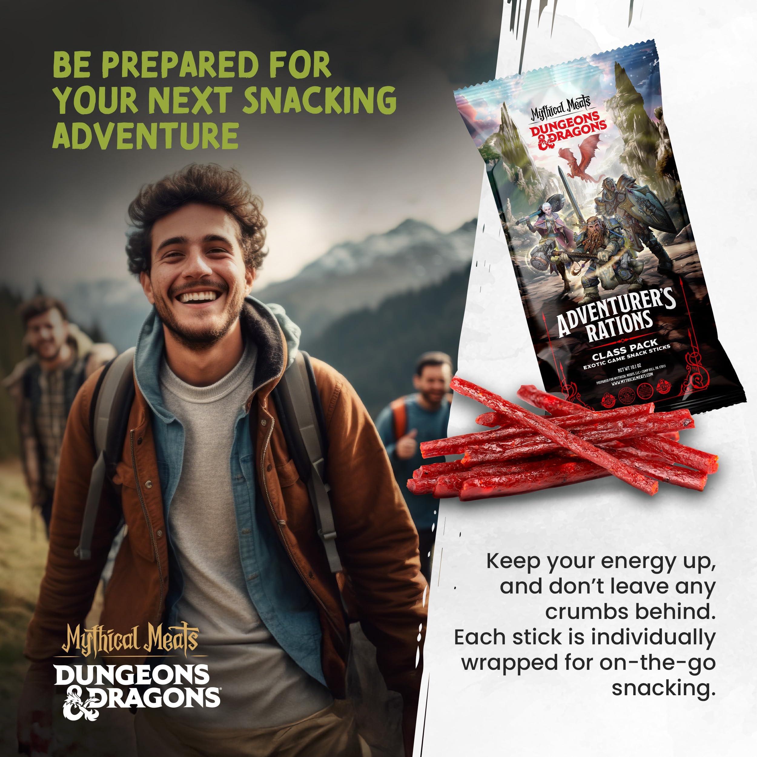Mythical Meats Mythical Meats Dungeons & Dragons Jerky Stick Variety Pack - 12 Jerky Sticks - MSG Free