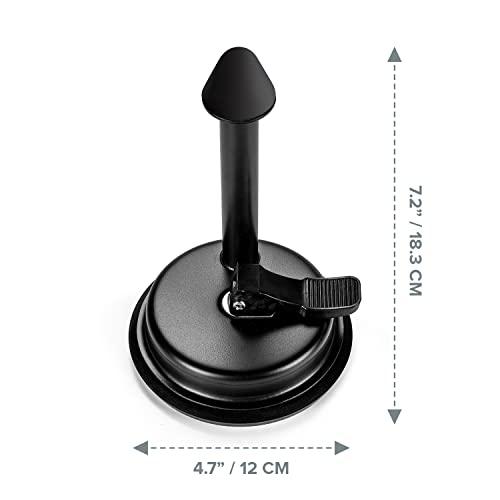 Primo Supply Wall Mounted Trigger Point Massager Tool - Mountable Pressure Point Massage Tool - Neck, Shoulder & Back Massage Stick with 3 Replaceable Heads for Acupressure Points - Manual Massage Tools for Home
