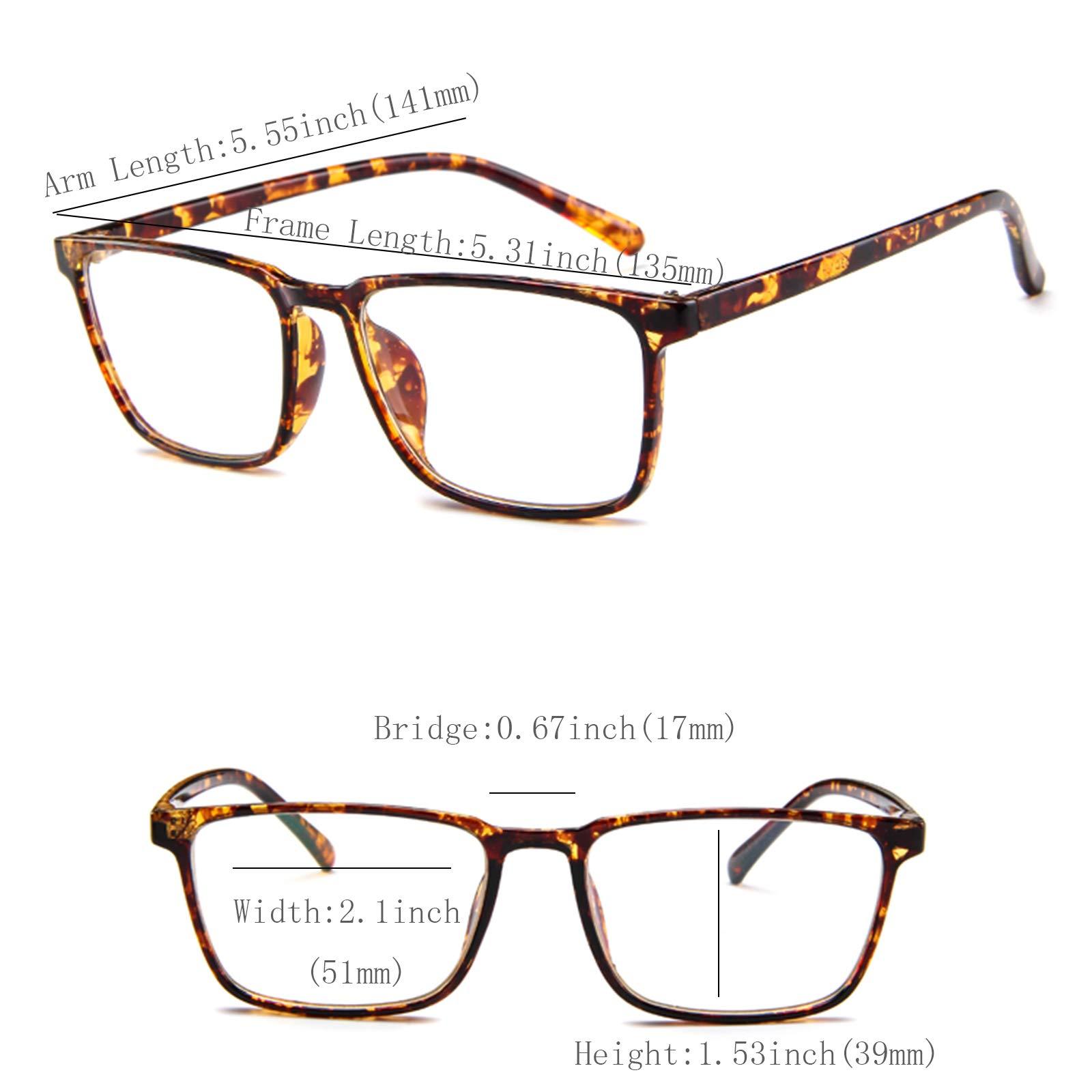 oriopxic oriopxic Reading Glasses for Men Women +5.25 Lightweight Readers Eyeglasses