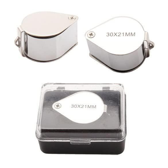 FLaig FLaig Magnifying glassMini 20X-21 mm Loupe Magnifier Magnifying Triplet Jewelers Eye Glass Jewelry Diamond Magnifying Glass Magnifying (Color : 20 X 21mm)