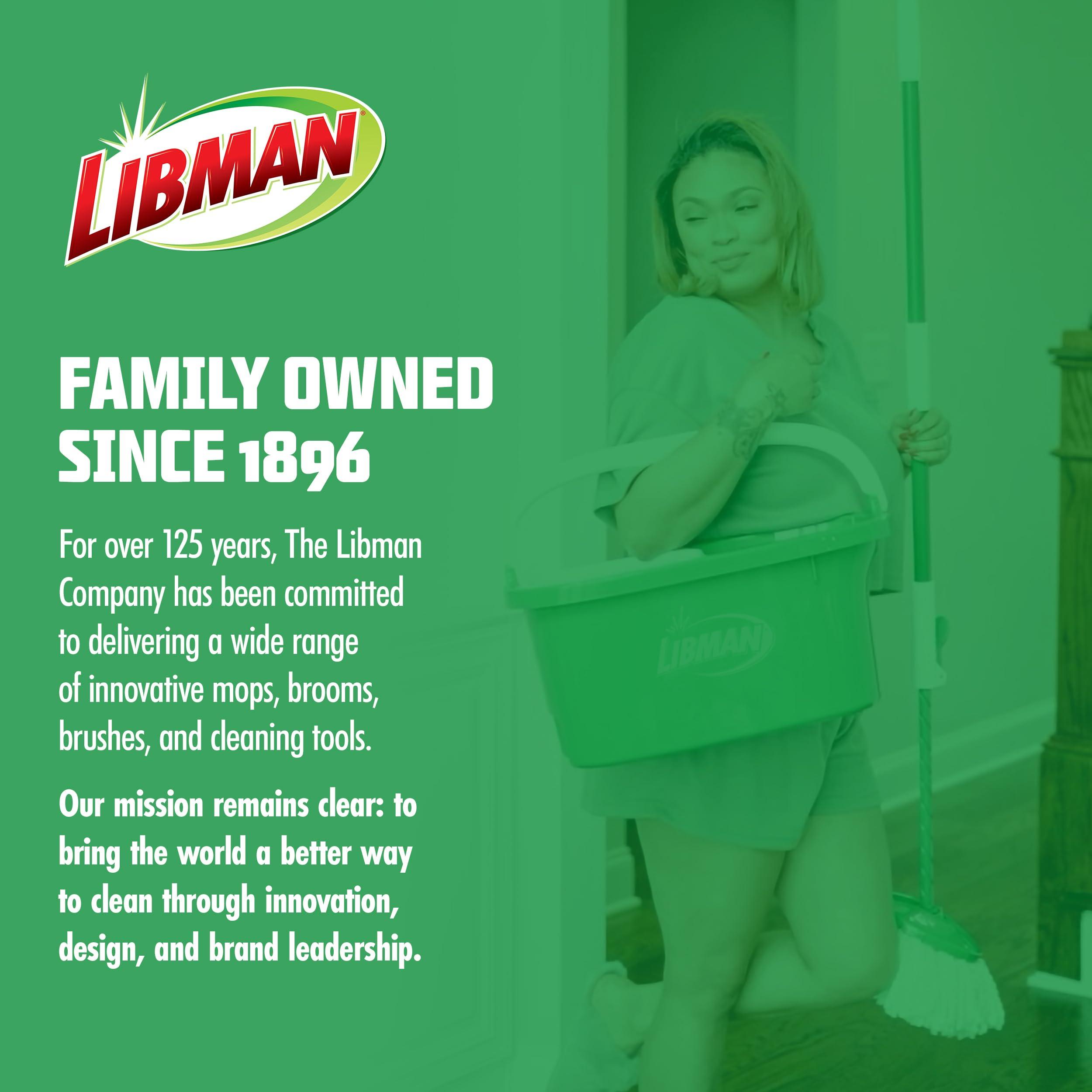 Libman Libman Tornado Spin Mop System | Mop and Bucket with Wringer Set | Spin Mop | Floor Mop | Libman Mop | Mops for Floor Cleaning | Hardwood Floor Mop | 1 Mop Head Included