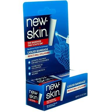 NEW-SKIN New-Skin Liquid Bandage, Waterproof Bandage for Scrapes and Minor Cuts, 1 fl oz (Pack of 5)