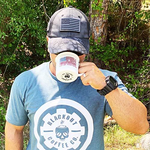 Blackout Coffee Co. Blackout Coffee, Smooth Finish, Ground or Whole Bean, 100% Light Roast Arabica Beans, Small Batch Roasted in the USA 12 oz Bag (Whole Bean)