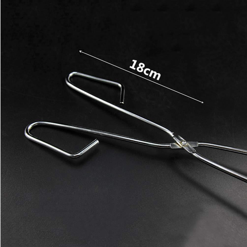 Hemoton Hemoton 2PCS rubbish picker reacher grabber folding firewood tongs folding litter picker trash picking tool handheld grabber garbage clip grill gripedge tools pick up tool barbecue fetcher