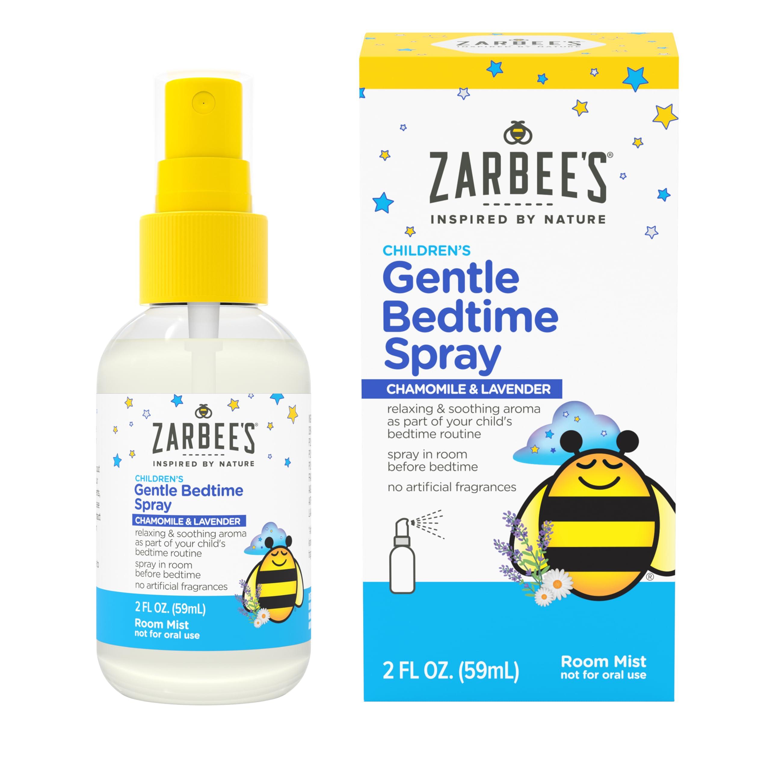 Zarbee\'s Zarbee\'s Gentle Bedtime Kids Sleep Spray, Chamomile & Lavender Room Spray Helps Create a Calming Atmosphere to Prepare for Sleep, 2oz