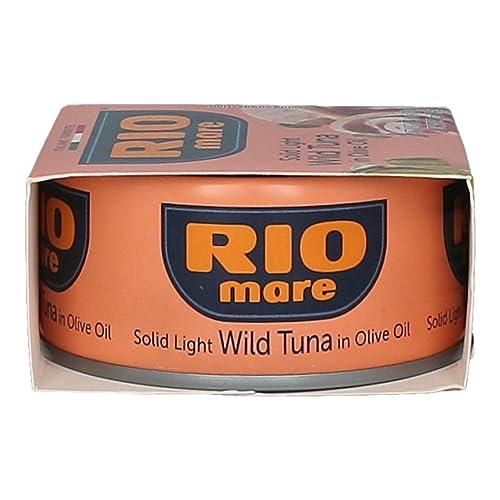 Rio Mare Rio Mare Tuna in Olive Oil - 5.6 Oz Can (Pack of 3) - Italy's No.1 Choice for Tuna - Distinctive Pink Color, Premium Quality, and Great Flavor(Packaging May Vary)