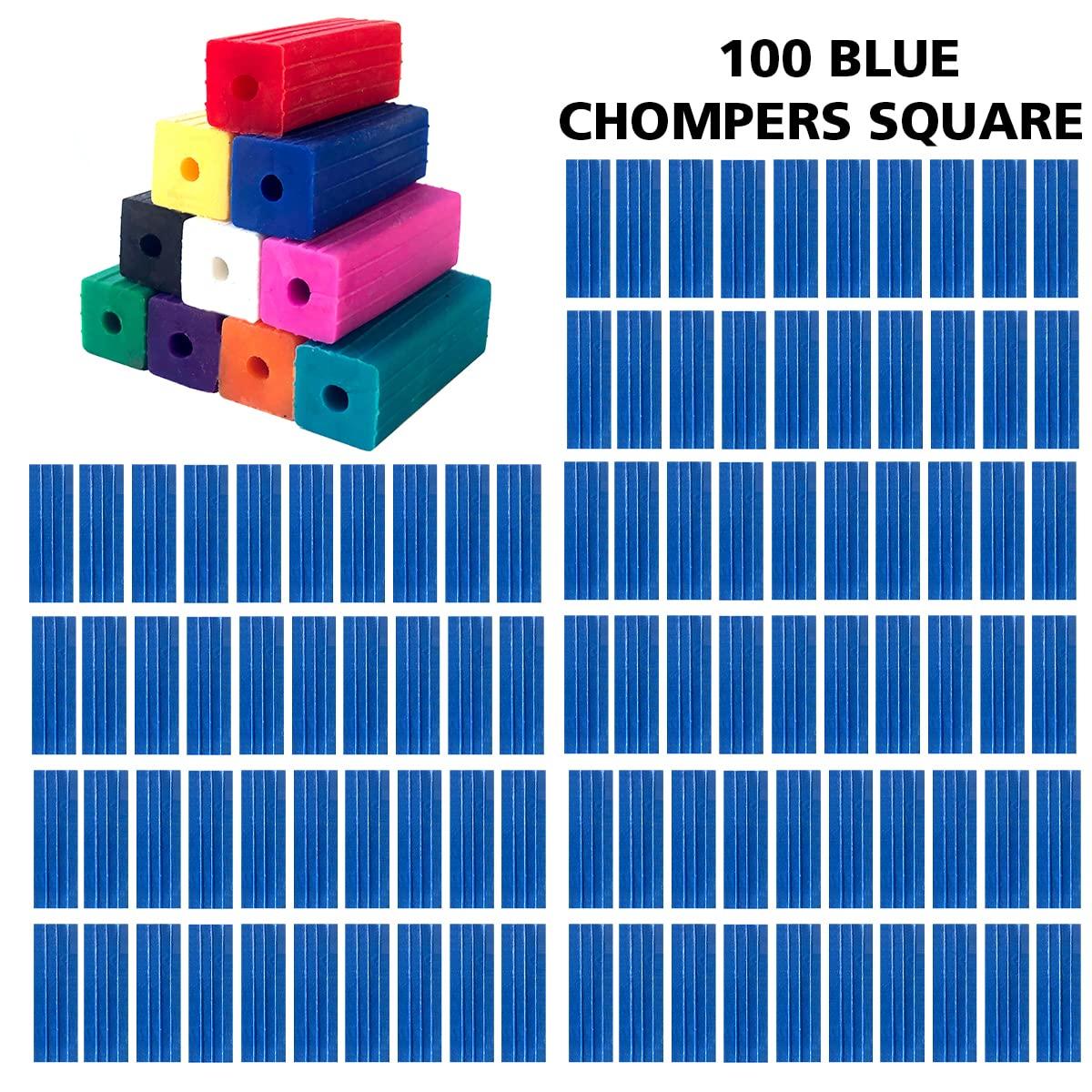 Dental Factory Direct Squared CHOMPERS Aligner Tray Seaters for Orthodontic Aligner Trays Chewies for Invisalign (40, White)