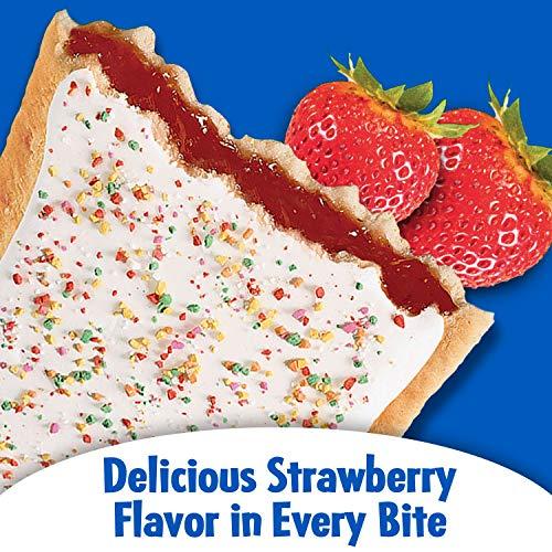 Kellogg's Pop-Tarts Pop-Tarts Toaster Pastries, Frosted Strawberry, 22oz (72 Count)