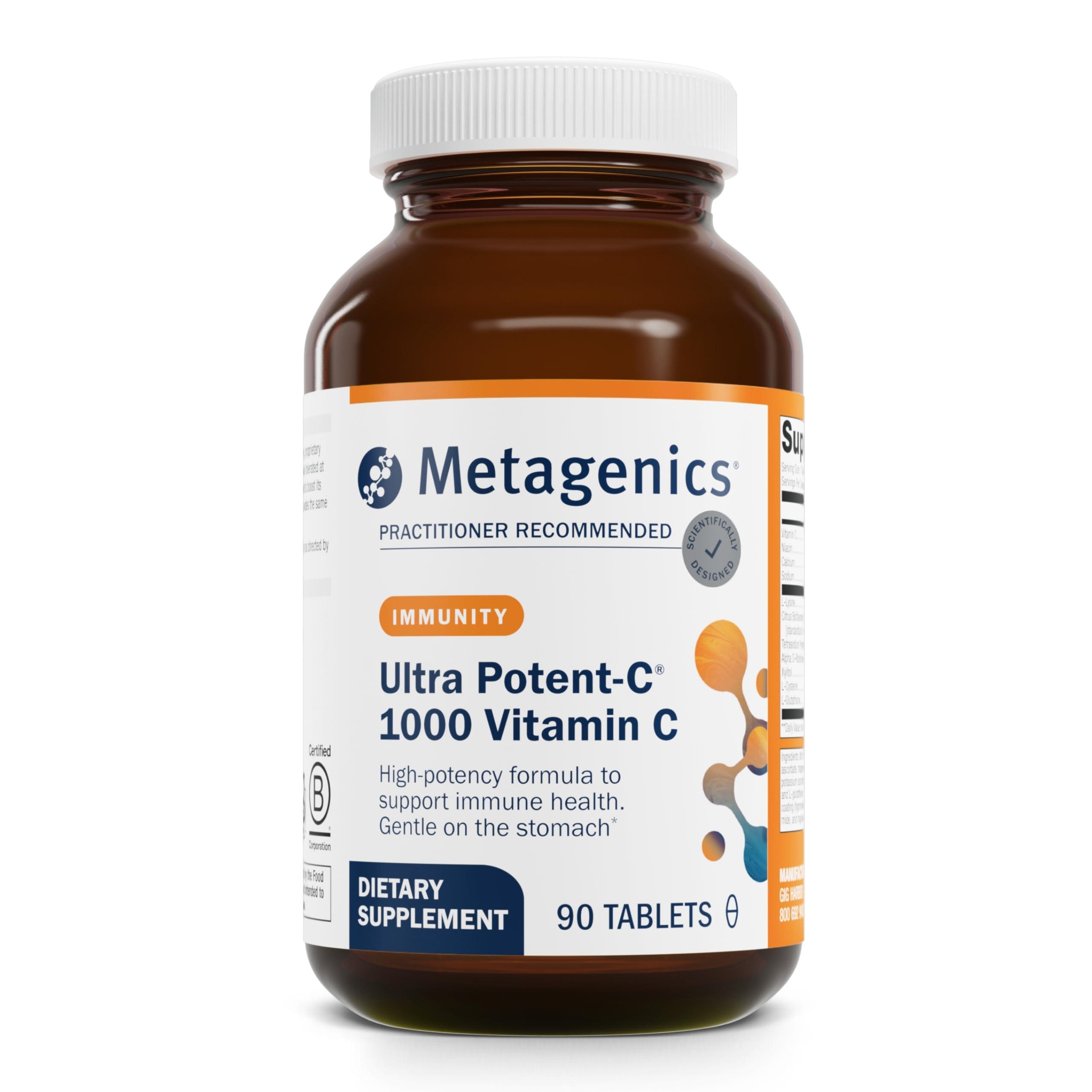 Metagenics Metagenics Bundle - Mag Citrate & Ultra Potent-C 1000-120 Count of Mag Citrate for Muscle & Bone Health Support - 90 Tablets of Ultra Potent-C 1000 for Immune Support