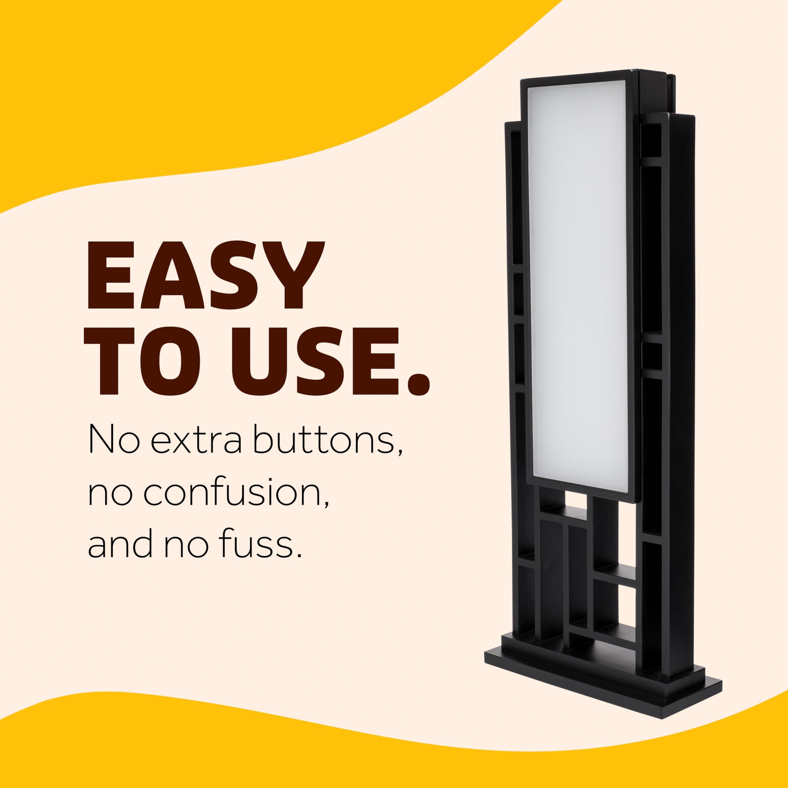 Circadian Optics Circadian Optics Lattis Light Therapy Lamp | As Seen On Shark Tank | 10,000 Lux Full Spectrum UV-Free Light | Boost Mood, Improve Sleep, Increase Energy & Enhance Focus