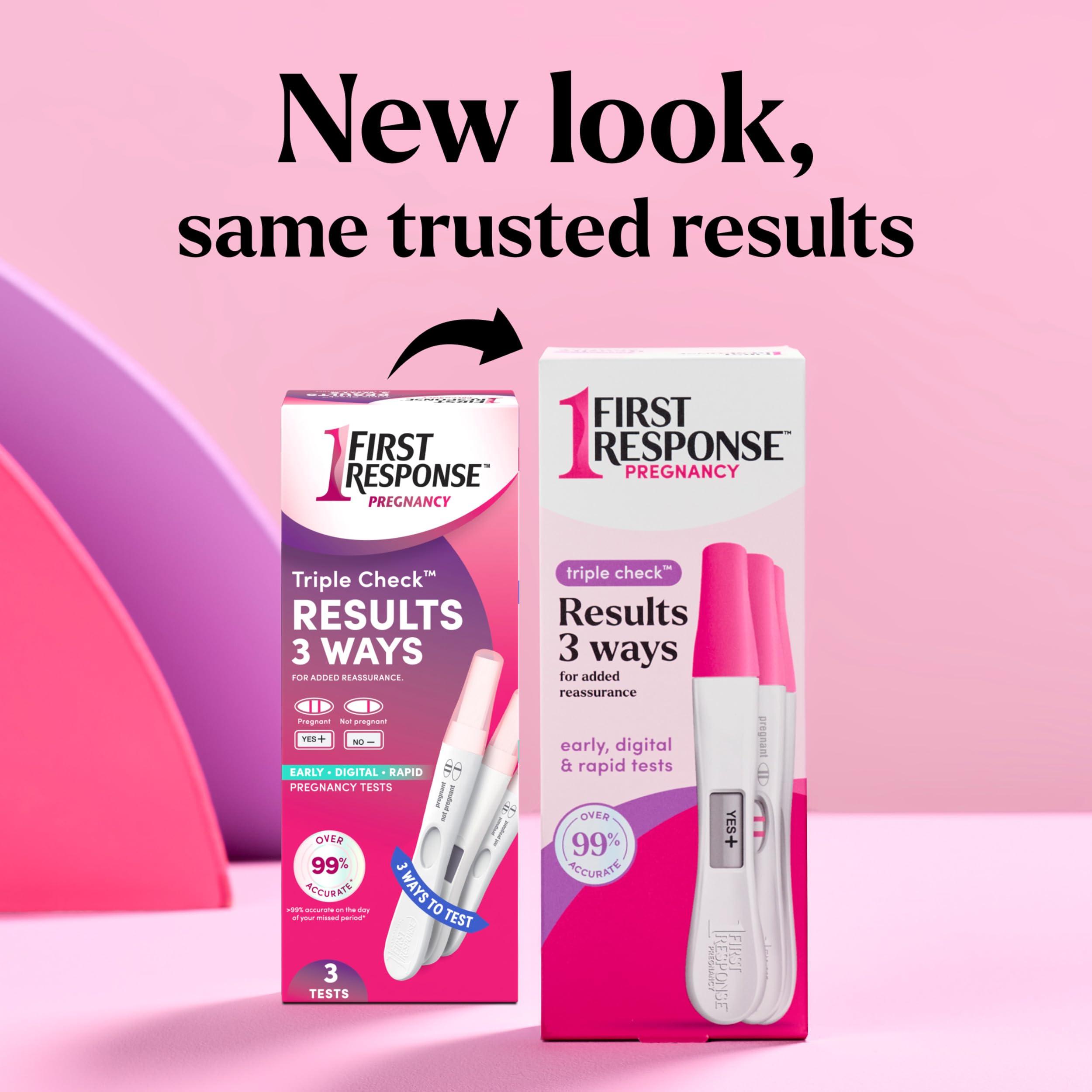 FIRST RESPONSE First Response Triple Check Pregnancy Test 3 ct.