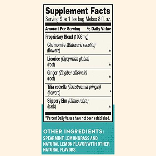 Celestial Seasonings Celestial Seasonings Wellness Tea, Sleepytime Throat Tamer, Caffeine Free Sleep Tea, 20 Tea Bags (Pack of 6)