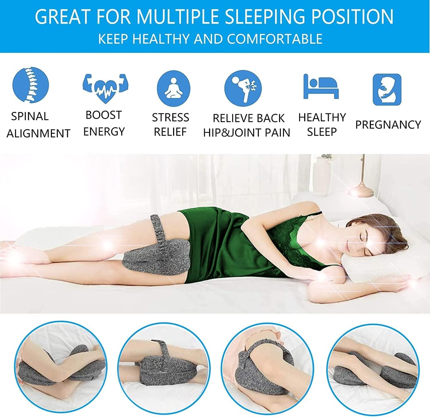 Vertdens Vertdens Leg Pillow, Knee Pillow for Side Sleepers, Leg Pillows for Sleeping, Knee Cushion for Sleeping,Suitable for Relieving Leg, Back, Knee Pain