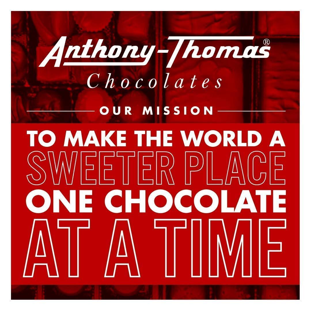 Anthony-Thomas Anthony-Thomas, Peanut Butter & Milk Chocolate Buckeyes in Ohio State Buckeyes Box, Deliciously Delightful Snacks (24 Count)
