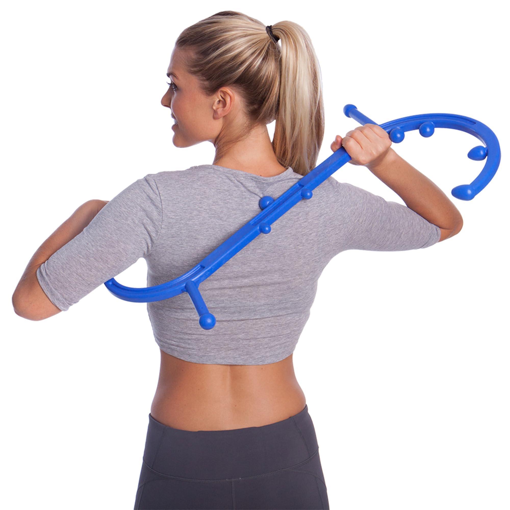 Body Back Body Back Buddy Classic USA Made Handheld Full Body Massage Cane Pressure & Trigger Point Massage Tool for Deep Tissue Pain Relief - Dual Massage Hooks for Back, Shoulder, Neck. Manual Back Massager