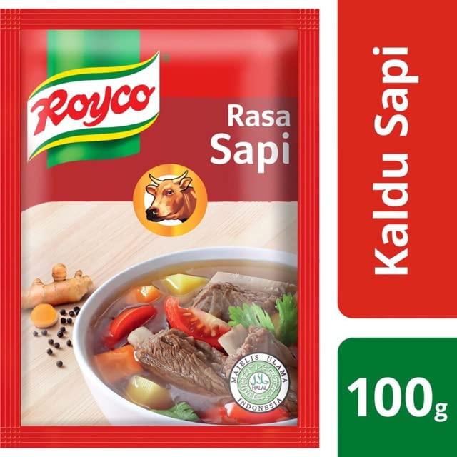 Unilever Indonesia Royco Penyedap Rasa Sapi (Beef Flavoring ), 100 Gram (3.5 Oz)