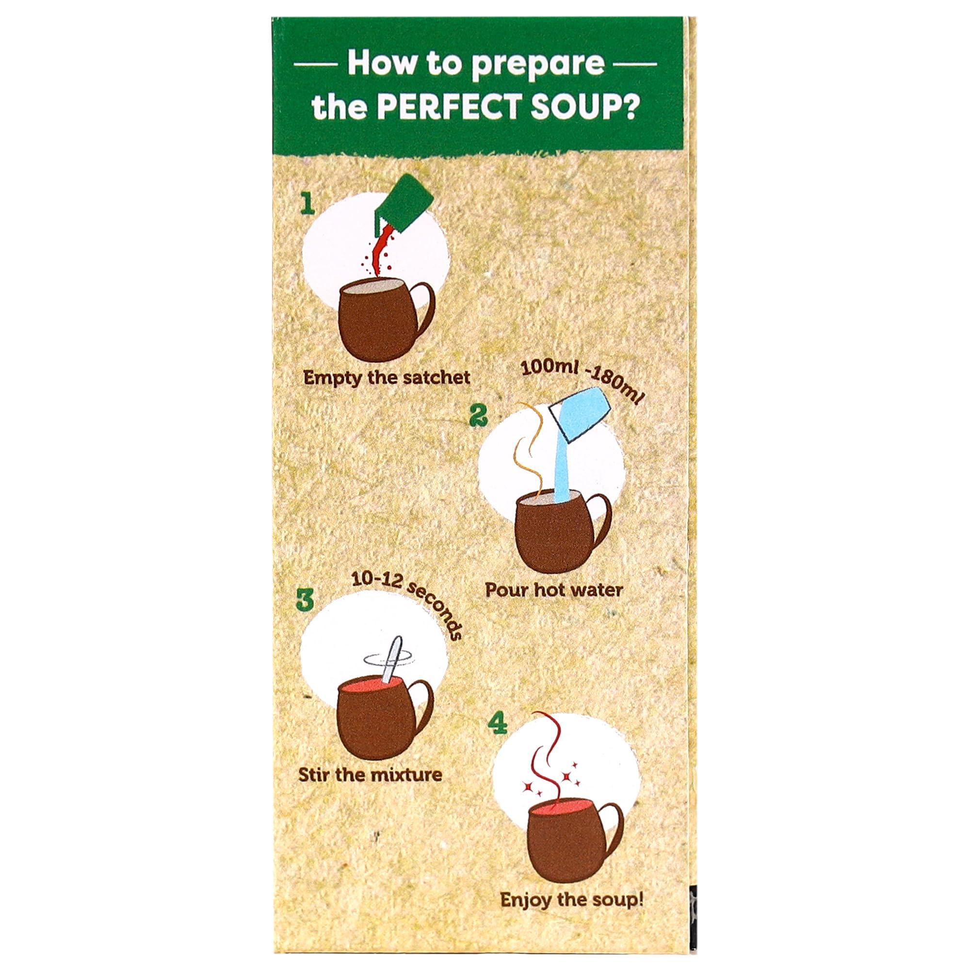 Urban Platter Urban Platter Vegan Instant Golden Vegetable Cup Soup 112g (7 Sachets)