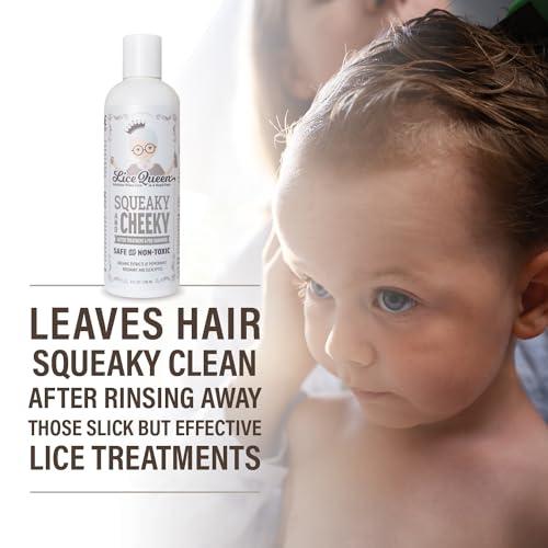Lice Queen Lice Queen Lice Prevention Shampoo - Lice Shampoo That Kills Eggs and Lice with Citronella, Peppermint & Rosemary (8 Fl Oz / 237ml) - Safe for Daily Use - Sulfate & Paraben Free - All Hair Types
