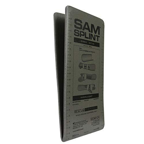 SAM Medical Products SAM® Splint - 18" Junior- Charcoal Gray
