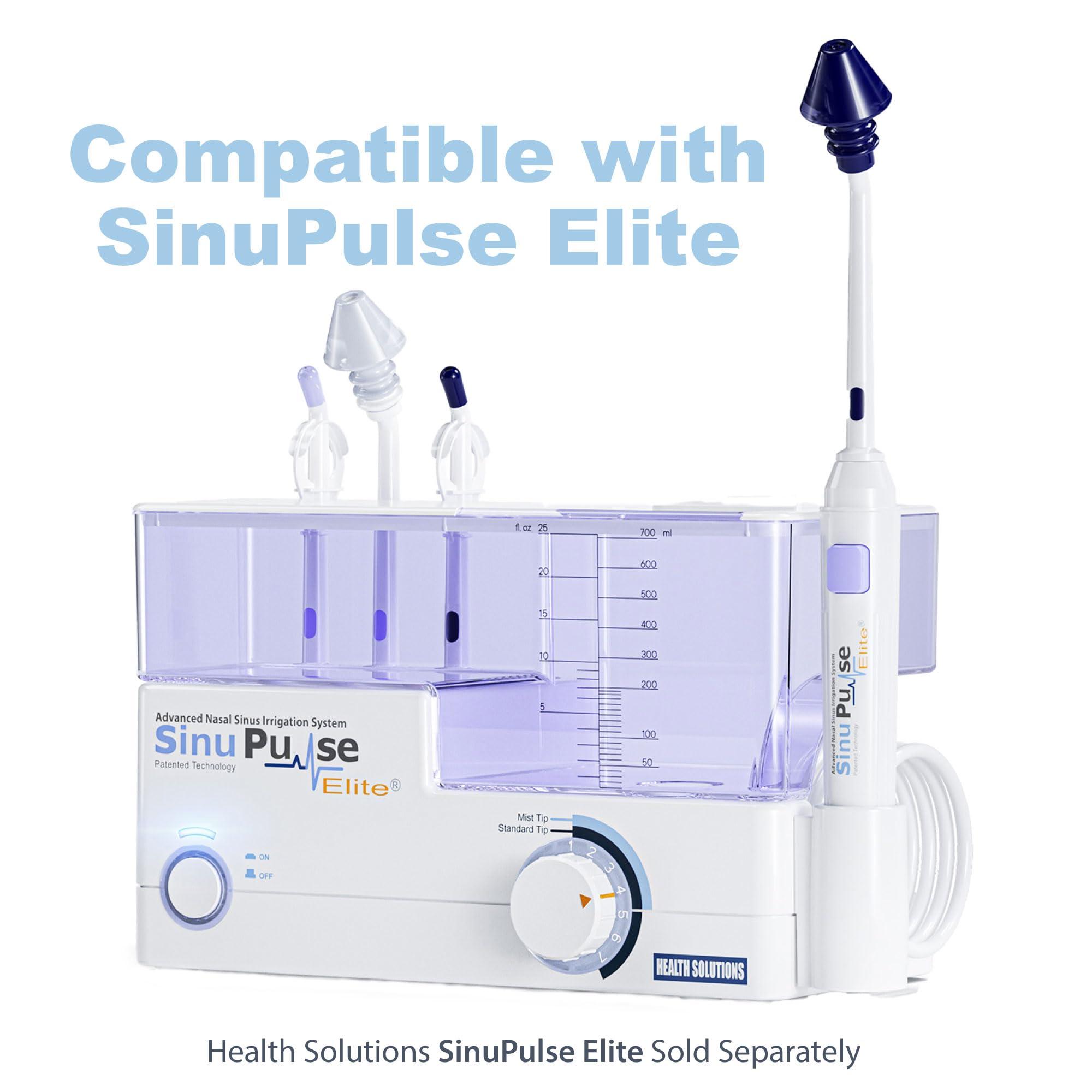 SINU PULSE ELITE SinuPulse Elite Replacement SinuMist Irrigator Tip - Replacement Parts for SinuPulse Elite Nasal Irrigation System, SinuPulse Nasal Irrigation System Attachment Heads for Nose & Sinus Care