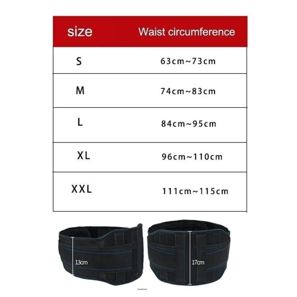 ZFF ZFF Magnetic Therapy Lower Back Brace - Support for Chronic Pain, Sciatica, Spasms, Nerve and Herniated Or Slipped Disc for Pain Relief (Size : M)