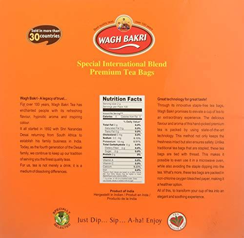 Wagh Bakri Wagh Bakri Premium Tea Bags 100 Bags