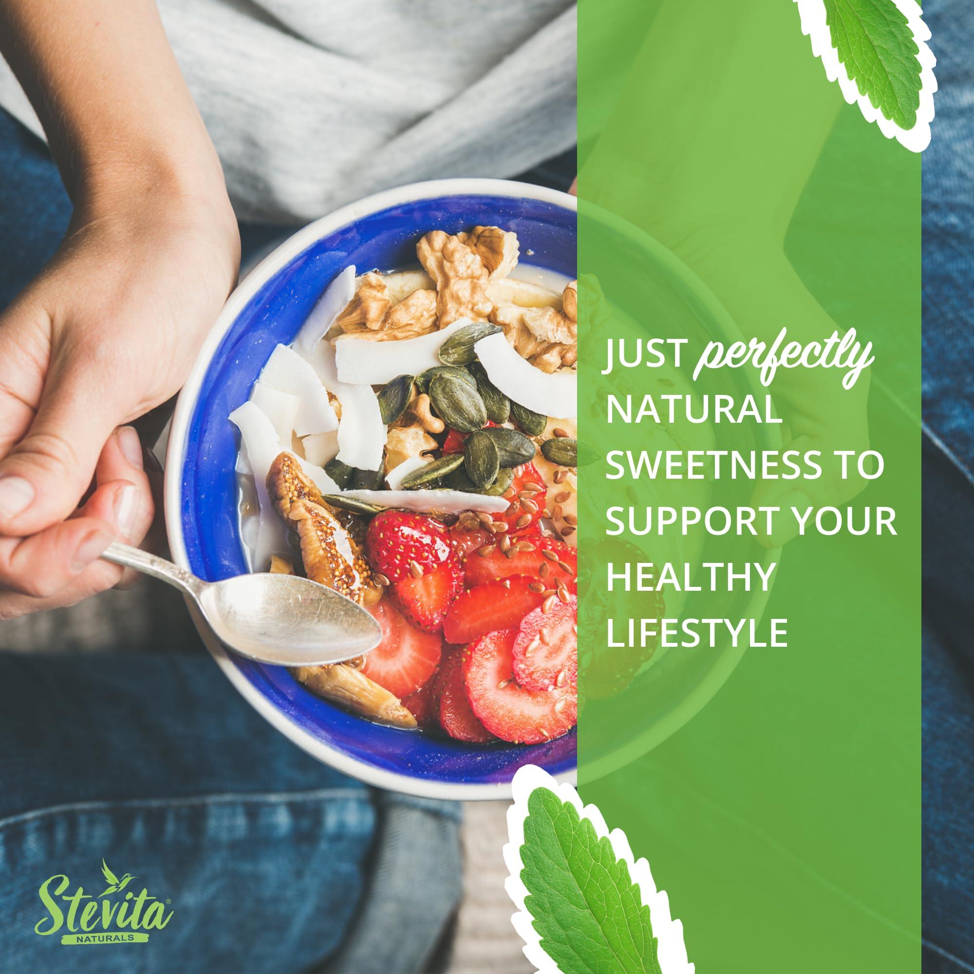 STEVITA Stevita Stevia with Xylitol Supreme - 50 Packets - All-Natural Sweetener, No Calories - Non-GMO, Vegan, Kosher, Keto, Paleo, Gluten Free, Erythitol-Free - 50 Servings