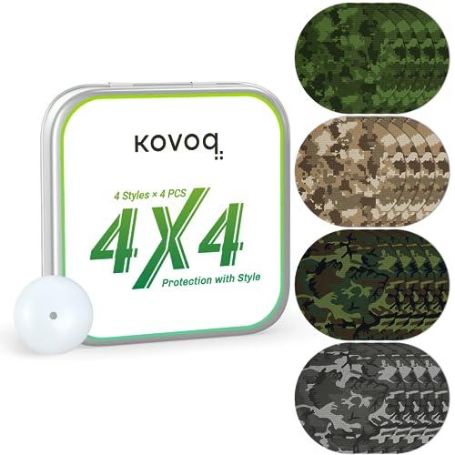 KOVOQ Kovoq Freestyle Libre 3 Sensor Adhesive Patches,Patterned Sensor Tape Protector,CGM Tape,16 pcs Colorful,Waterproof & Sweatproof,Sensor Covers for Kids Women Men,Sensor Tape,Camouflage